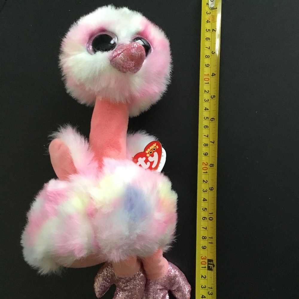 TY Beanie Boos Avery the Ostrich Plush preowned with Tags